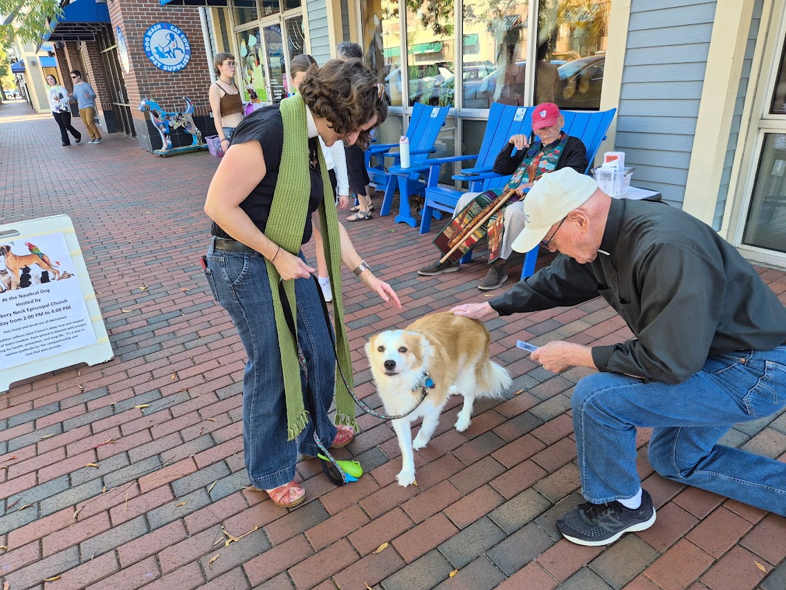 Blessing of the Animals at the Nautical Dog Hosted by Hickory Neck Episcopal Church